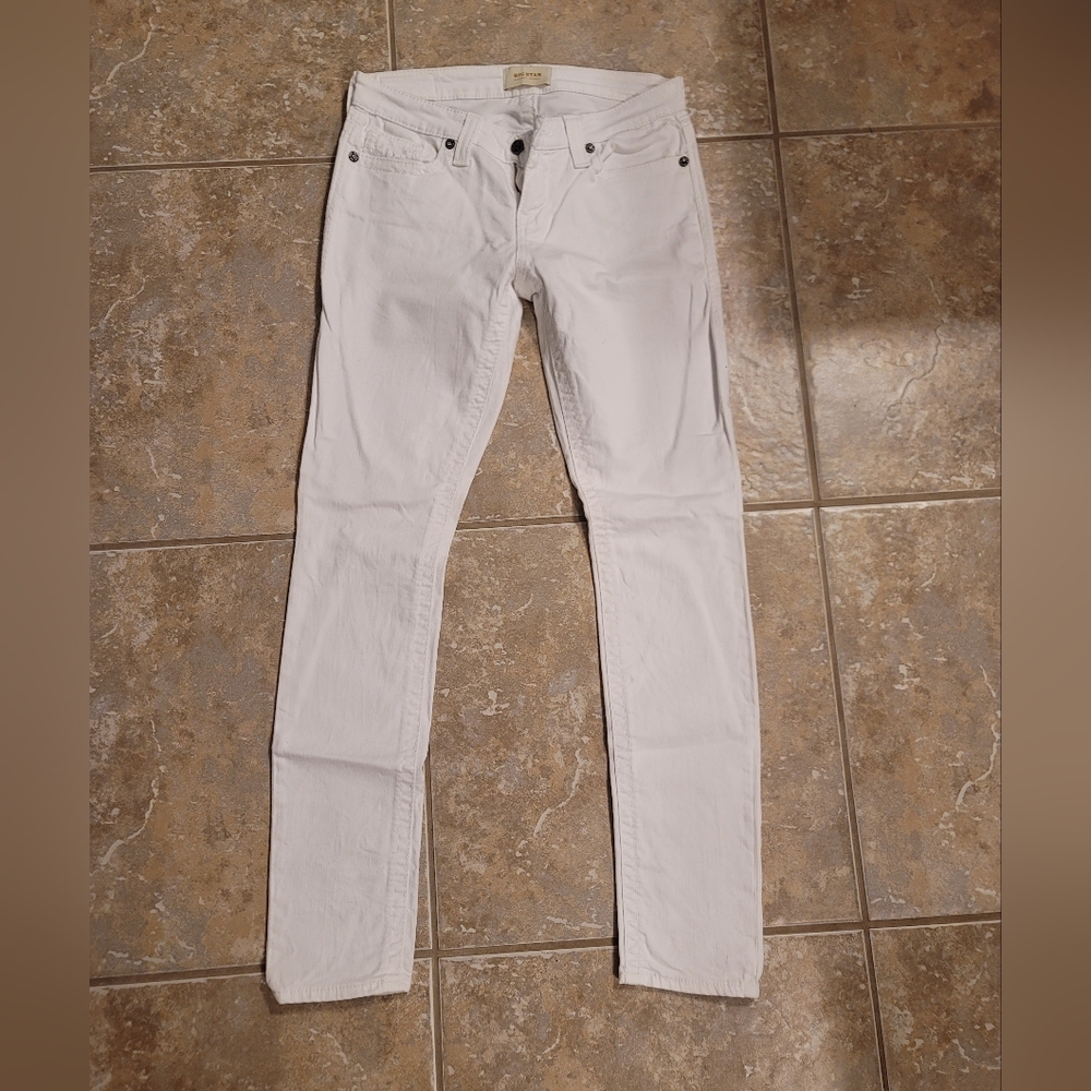 Big Star Maddie White Skinny Jeans 27R